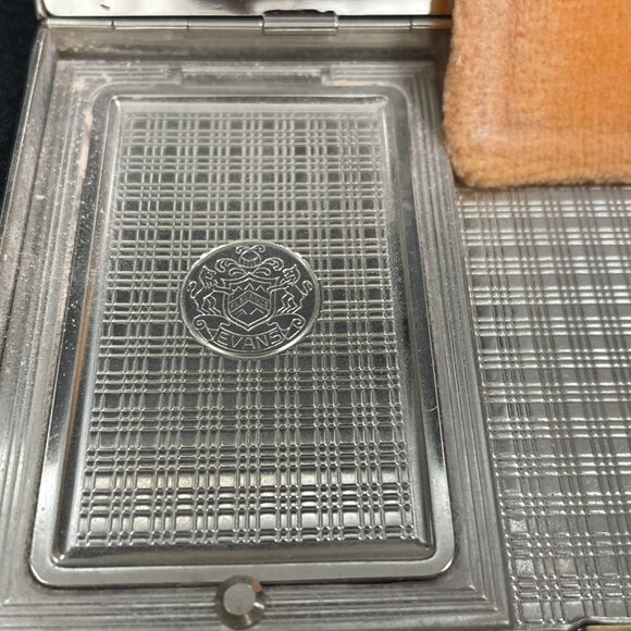 EVUC Vntg 1940's Evans Carryall/Compact/Cigarette Case, Original Box, 5.5"x3" - Picture 11 of 16